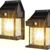 Solar Outdoor Wall Light with Motion Sensor – Waterproof LED Security Light