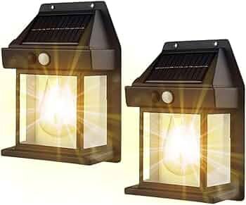 Solar Outdoor Wall Light with Motion Sensor – Waterproof LED Security Light
