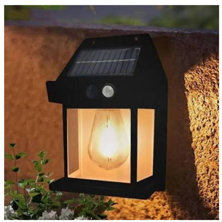 Solar Outdoor Wall Light with Motion Sensor – Waterproof LED Security Light